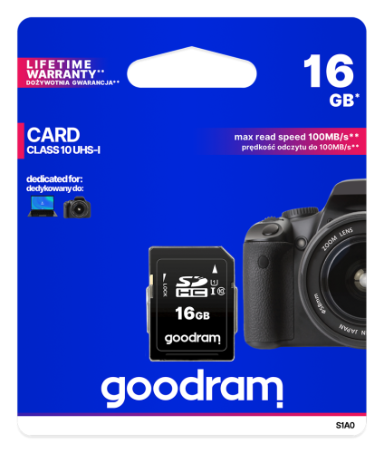 GOODRAM Karta SD 16GB Class 10 UHS I