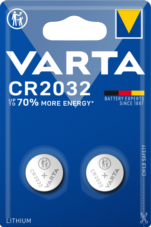 2x bateria varta CR2032 blister